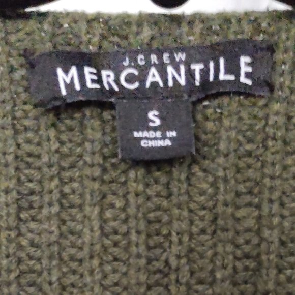 Green V-neck Sweater - Picture 8 of 10